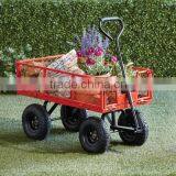 Metal Frame Garden Wagon With Plastic Deck thumbnail-4