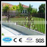 Well-design wrought iron interior gate