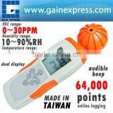Handheld VOC Meter 64K Memory Datalogger Relative Humidity RH Ethanol Amonia Toluene Data Logger Taiwan Made thumbnail-1