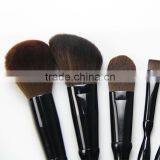 New Design Goat Hair Black Handle Best Professional Makeup Brushes Set thumbnail-5