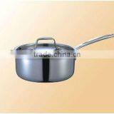 Restaurant And Hotel Stainless Steel Compound Steel Single-Handle Steamer,Pot And Pans Or Chef Pan thumbnail-1