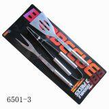 3 Pcs Stainless Steel BBQ Tool Set With Cardboard thumbnail-1