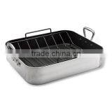 Rectangular Aluminum Roasting Turkey Pan With U Rack thumbnail-5