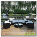 Audu Commercial Resin Oval Wicker Outdoor Lounge Furniture thumbnail-3