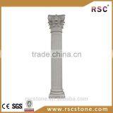 White Marble Column Pedestal Stone for Wholesale thumbnail-1