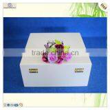 Decorating Lighted Plain Craft Wooden Pen Box thumbnail-4