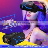Popular Hot Selling VR CASE RK-A1 VR Headset Upgraded Version All in One Touch Panel Control With Bluetooth thumbnail-1