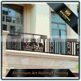 Modern Decorative Brass Finish Integral Balcony Aluminum Deck Railing thumbnail-4