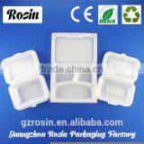 Disposable Clear Plastic 3 Compartment Lunch Food Box thumbnail-1