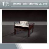 Unique Design Natural Travertine Wooden Coffee Table Set thumbnail-6