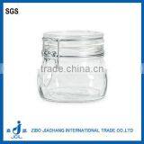 Clear Kitchen Food Storage Airtight Seal Lock Lid Jar/Glass Jar With Metal Clip thumbnail-1