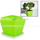 Cheap Plastic Flower Pot With Tray thumbnail-2