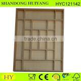 Wood Compartment Plates Unfinished thumbnail-1