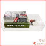 Deluxe Clear Acrylic Multipurpose Decorative Tray / Serving Tray With Handles thumbnail-3