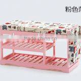 Solid Wood With Pads Two Layers of Stool in Shoes thumbnail-3