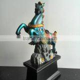 Resin Colourful Horse Decoration thumbnail-3