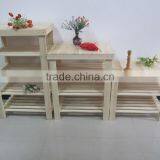 Decoration Hot Sale Wooden Flower Display Shelf thumbnail-6