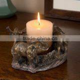 Bronze Elephants Candle Holder For Home Decoration thumbnail-2