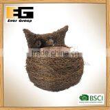 Natural Rattan Handmade Bird Shape For Garden Planting Planter thumbnail-4