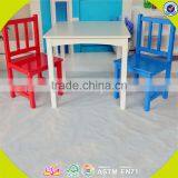 Wholesale Hot Wooden Study Table and Chairs Set,simple Style Kids Table and Chairs Set,top Sale Table and Chairs Set W08G223 thumbnail-4