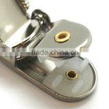 Nickel Plate High Quality Stamping Steel Metal Suspender Clip With Plastic Teeth Inside for Garment, Cloth Clip thumbnail-5