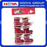 4cm Christmas Decoration Father Christmas Shoes thumbnail-1