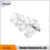 Outdoor Galvanized 5 Bicycle Wall Straight Rack,bike Parking Rack, Parking Bike thumbnail-1