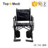 Topmedi Manual Hospital Chair Steel Wheelchair for Handicapped Person thumbnail-5
