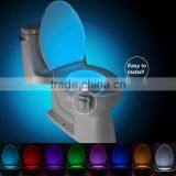 Toilet LED 8 Motion Activated Sensor Night Light thumbnail-1
