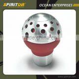 Fashion Design Red Leather Aluminium Alloy Gear Shift Knob thumbnail-1