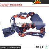 XQ41T6 T6 LED 1600lm Headlamp Power Camping Head Light Head Flashlight For Wholesale thumbnail-6