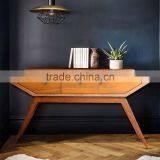 Console Table CAPSULE Natural Teak Wood Furniture thumbnail-1