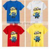 Minion Shirt Top Quality Cartoon t Shirts Camisetas Despicable me Minions Clothes Minion Costume Boys Clothes Children T-shirts thumbnail-5