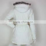 Ladies Long Winter Jacket , Womens Polyfill Padded Coats thumbnail-2