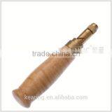 High Quality Wooden Handle Manual Hole Punch With 5 Replacement Head to Tailoring #SP05 thumbnail-2