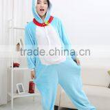 Flannel Cartoon Adult Animal Jumpsuit Animal Pajamas Jumpsuit Doraemon Design thumbnail-1