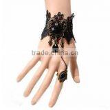 American Heart Diamond Lace Bracelet&ring Sets Antique Palace Crystal Ring Set With Bracelet thumbnail-1