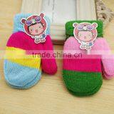 TC13028 Low Price Cute Fingerless Kids Gloves New Fashion Knitted Winter Warm Kids Mitten Gloves thumbnail-2
