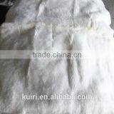 Factory Directly Supply Low Price White Rabbit Fur Plate for Garment Fur Skin for Collar Overcoat Winter thumbnail-5