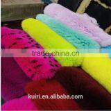 China Wholesale Double Color Dyed Real Rex Rabbit Fur Skin Pelts Rabbit Fur Soft Fur for Garment DIY thumbnail-6