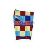 Men's Square Print 100% Polyester Microfibe Brushed Board Shorts Custom thumbnail-3