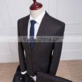 Wholesale Good Shape Newest Style Design Fashion Coat Suit Dark Grey Tuxedo Men Suit thumbnail-3