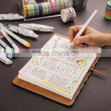 2017 New Style A5/A6 Cloth Cover Daily Planner/weekly Planner With Clasp/loose Leaf Metal Clip thumbnail-5