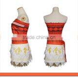 2017 New Girl Women Movie Polynesia Princess Moana Costume Dress Halloween thumbnail-3