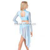 2016 New !!-Stage & Dancerwear Product Type Frozen Blue Lycra Women Dress thumbnail-2