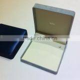 Charcoal Gray Velvet Jewelry Set Box Necklace Box thumbnail-2