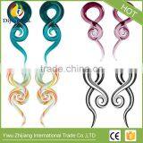 Colorful Glass Snail Ear Plug Fashion Body Piercing Jewelry thumbnail-3