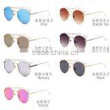 Fashion Metal Vintage UV Proof Round Mirror Steampunk Sunglass thumbnail-2