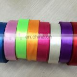 wholesale choice materials 4inch bright satin ribbon for garment