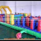 Adventurous giant inflatable obstacle course combo,kids obstacle course equipment,cheap inflatable obstacle course